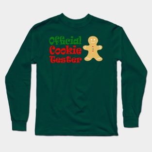 Official Cookie Tester Long Sleeve T-Shirt